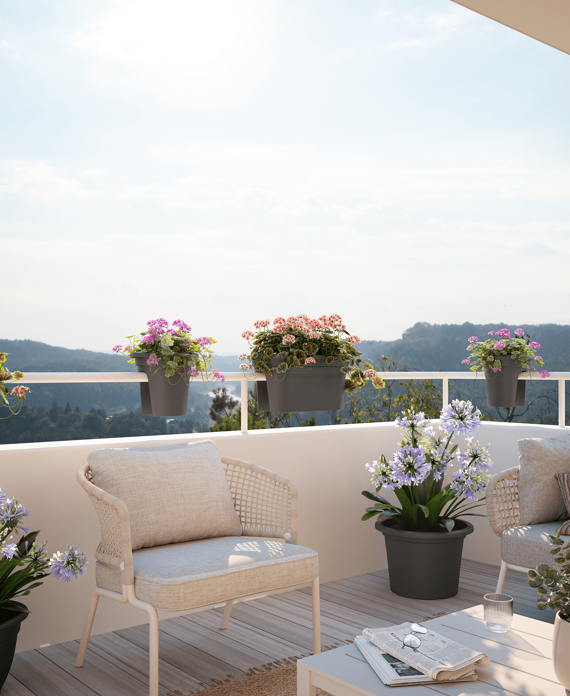 Venezia Balcony Pot